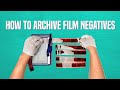 How to cut store and archive film negatives