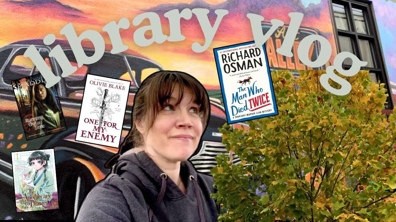 Library Vlog | how many library books can I read in 4 days?