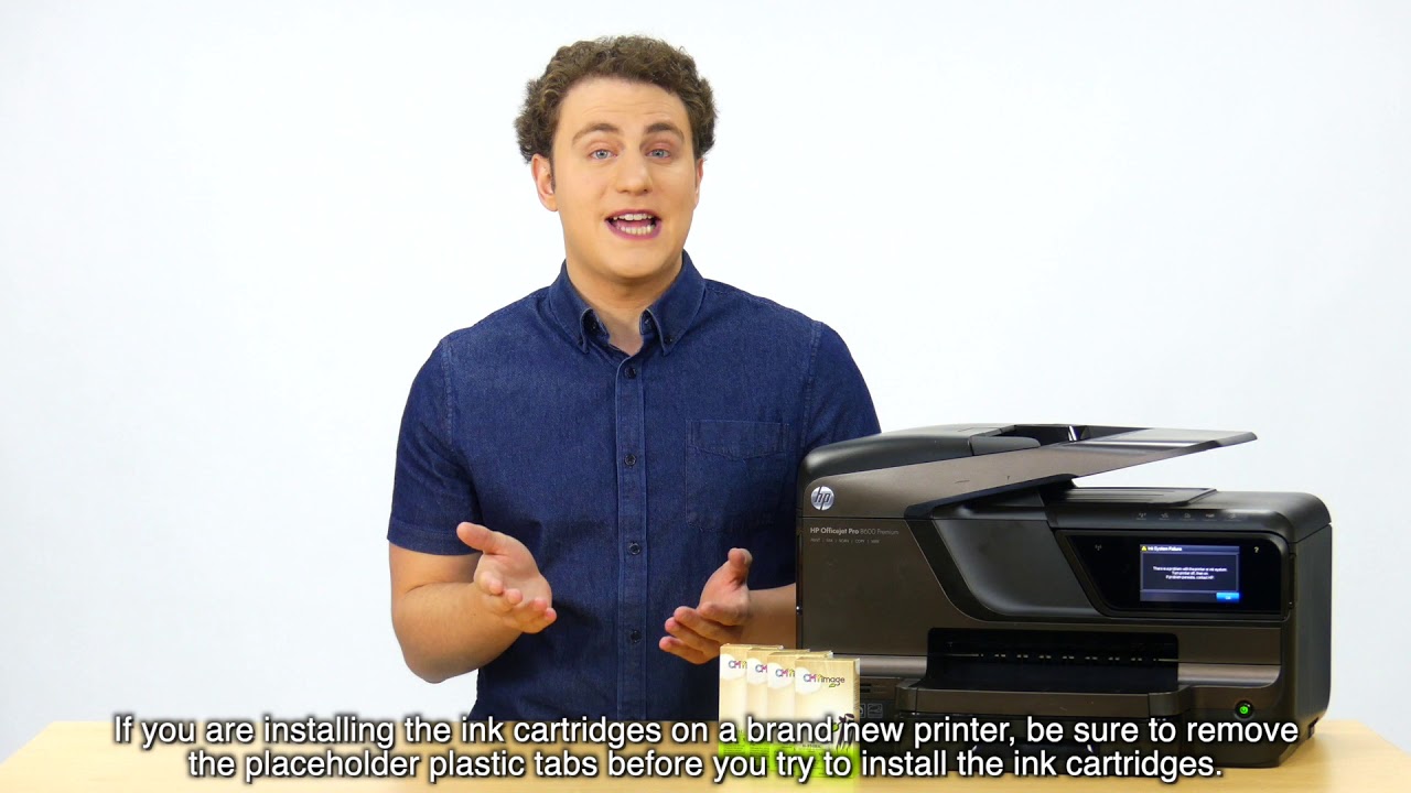 How to change HP 950 951 ink cartridges at HP OfficeJet Pro 8600