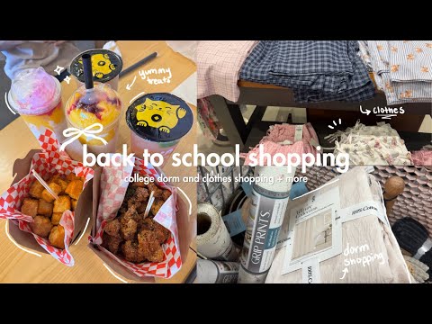 Back To School Shopping College Dorm Clothes Shopping