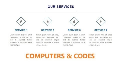 Responsive Our Services Section Using Only HTML & CSS | Computer Conversation