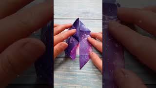 How to Fold an Origami Ninja Star! 🌌✨ #Shorts