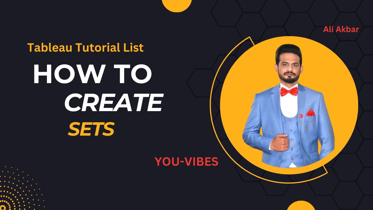 What Are Sets and How to Create Them in #tableau - YouTube