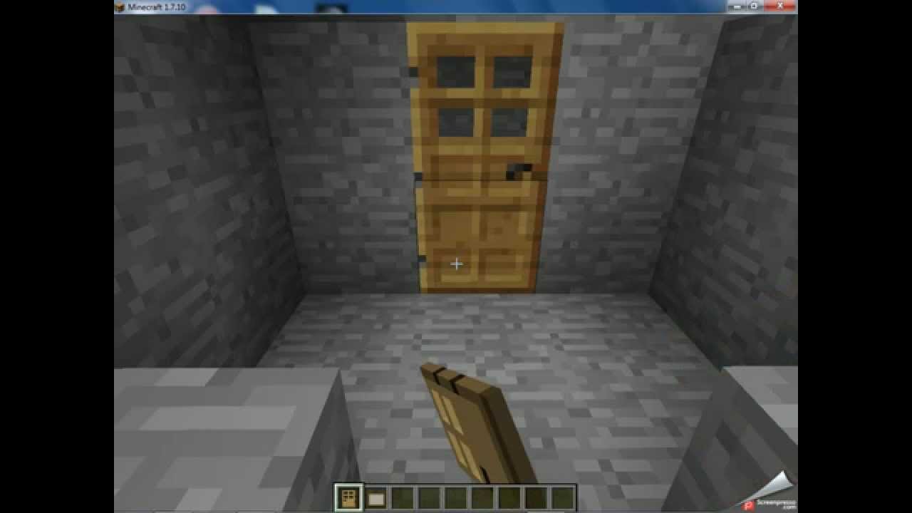 TUTO: minecraft comment faire un passage secret derriere un tableau