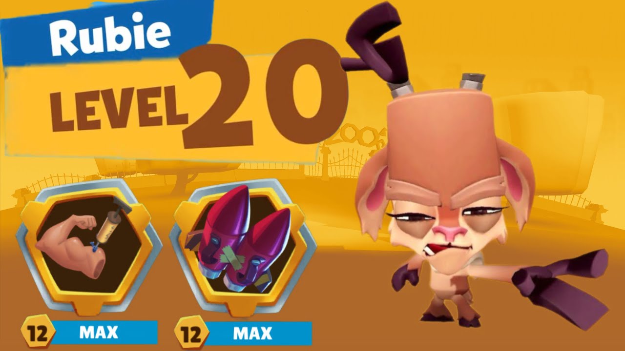 Solo Rubie Maxed Level 20 | Zooba Gameplay