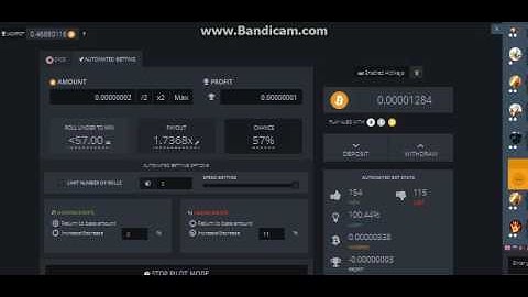BITSLER 2.5 BTC Hack - Bitcoin Autobet Strategy - LOW RISK & HIGH ... 157