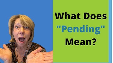What Does Pending Mean on Zillow