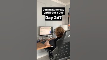 Coding Every Day Until I Get a Job: Day 267 #discipline #webdevelopment #programming #study