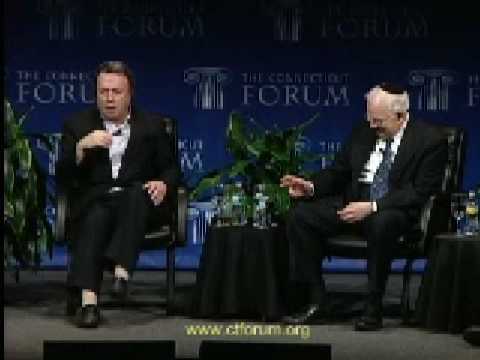 Christopher Hitchens Goes After Rabbi Harold Kushn...