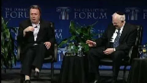 Christopher Hitchens Goes After Rabbi Harold Kushn...