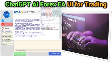 Coding ChatGPT Forex Trading UI Part 4 for Analysis [PART 806] #forexalgotrader #mt5 #forextrading