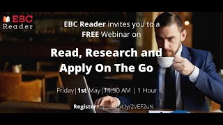 EBC Reader- Read, Research and Apply On The Go!