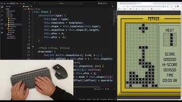 ASMR Programming - Coding Tetris - No Talking