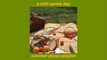 Thumbnail of summer picnic in a sunny day ☀️ chill and aesthetic music playlist