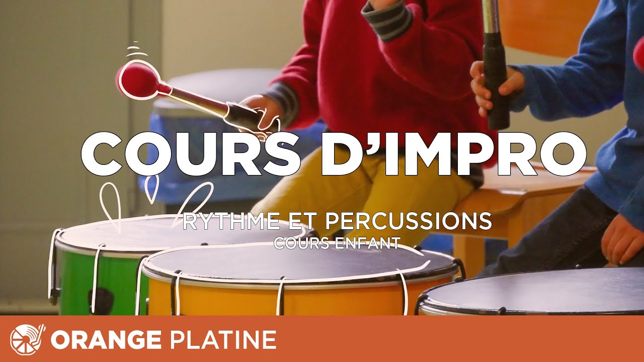 Rythme et percussions pour enfants