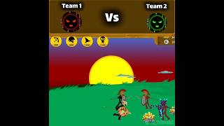 Team Hacker Pro vs Hacker Beginner Who Win ? 😈🔥 #stickwarlegacy #epicbattle