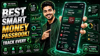 Best Smart Money Passbook App 2026 | Track Income & Expenses Automatically screenshot 1