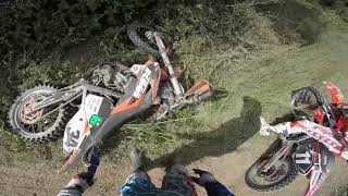 SORCS Ridgerunner Crash 2017, Suffered a concussion and 2 broke ribs. MX Fail.