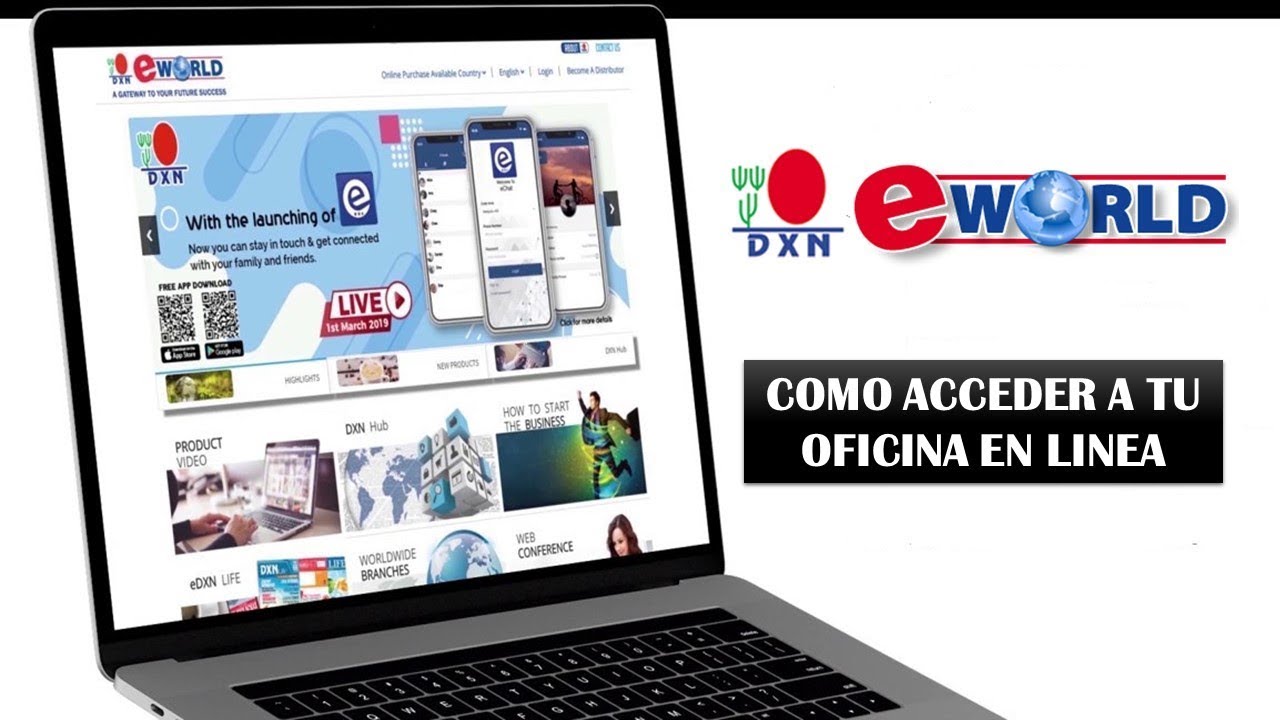 ♛Tutorial♛ como acceder a tu oficina virtual de DXN