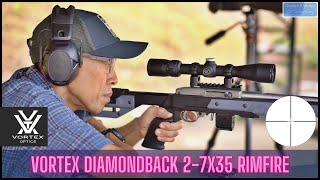 กล้องติดปืน Vortex Diamondback 2-7x35 Rimfire