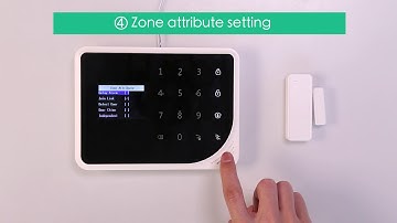 How to learn WDS07 door sensor to GSM WIFI alarm system GS-S5