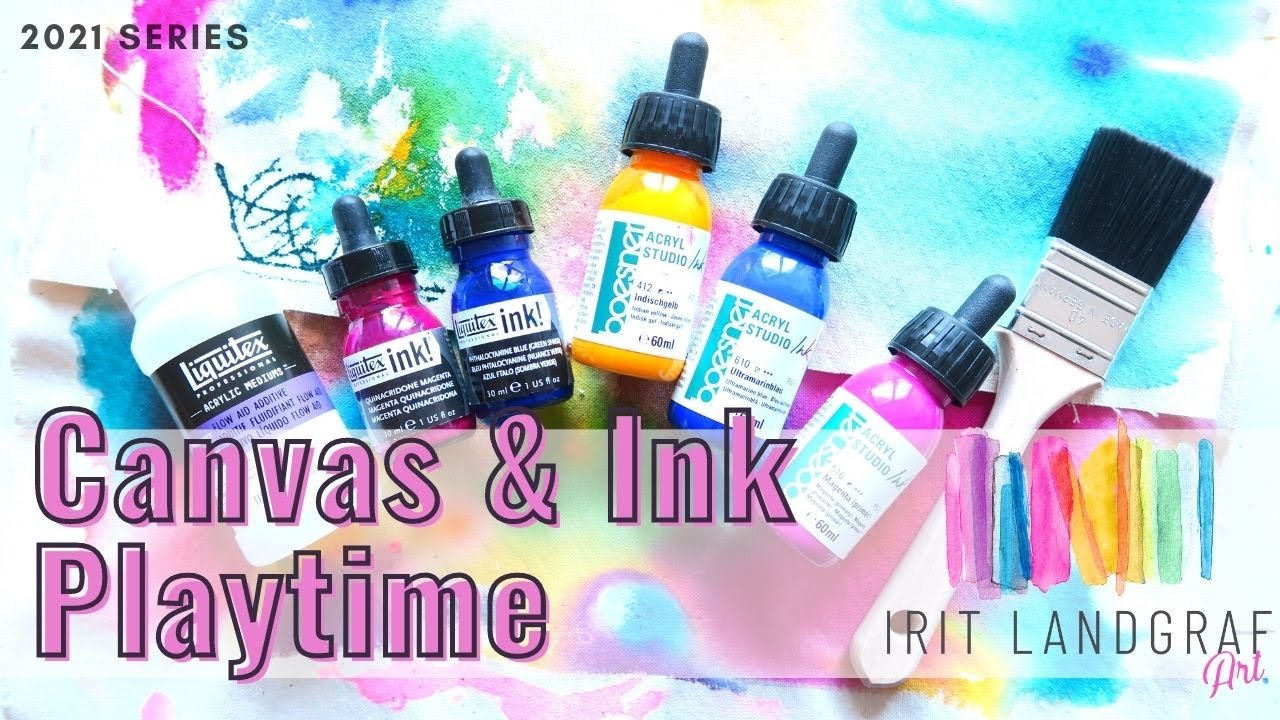 How To Use Inks - 10 Ideas For Using Acrylic Inks 