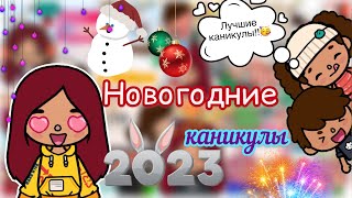 Новогодние каникулы 2023 🎉🐰/ Toca Life World / тока бока / toca boca / Secret Toca