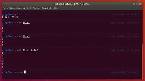 How to cat multiple files at the same time in Linux