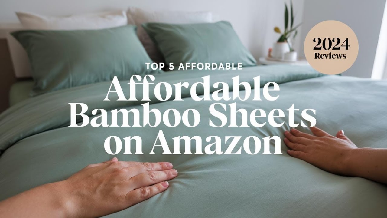 Top 5 Best affordable Bamboo Sheets On Amazon Reviews of 2024 - YouTube
