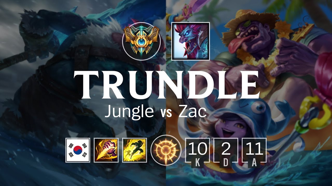 Patch8 12 ジャングル トランドルが最近強いと思うのでビルド等解説 League Of Legend Trundle Lolをやろう Platジャングラーのつぶやき