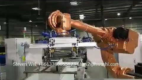 HWASHI CNC Spot Welding Machine with loading and unloading robot arm