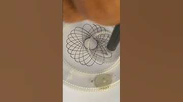 Making Flowers Designs with SPIROGRAPH RULER is at Another Level #drawing