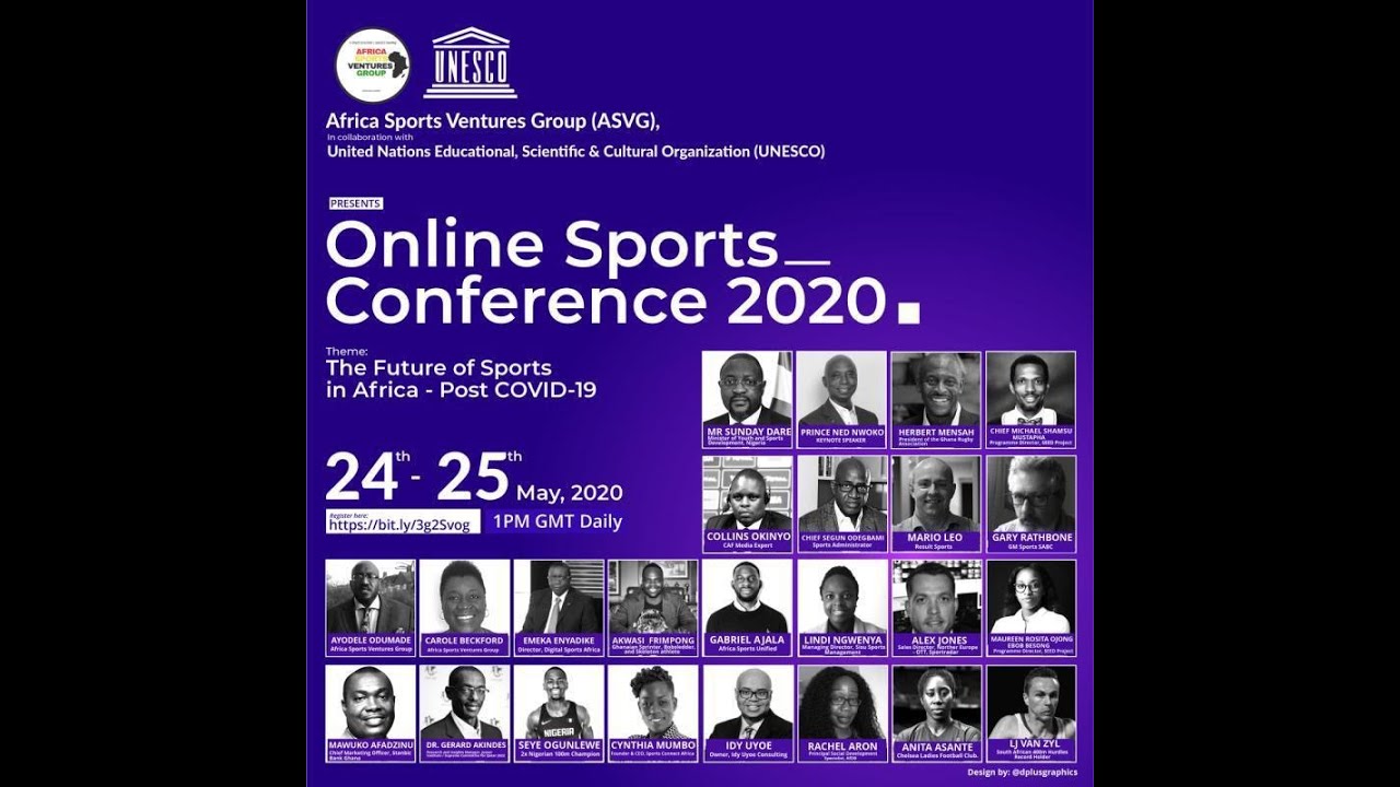 Herbert Mensah on the Africa Sports Ventures Group/UNESCO Online Pan African Sports Conference