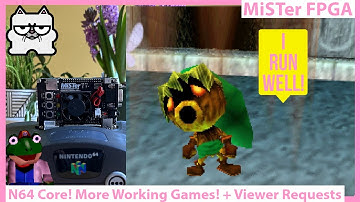 MiSTer FPGA N64 Core Improvements! New Games Working + Viewer Request Games! N64 in FPGA is AMAZING