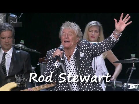 Rod Stewart - One More Time 11-12-21 Stephen Colbert