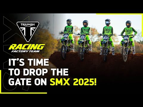 Triumph Factory Racing Drop The Gate On SuperMotocross 2025!