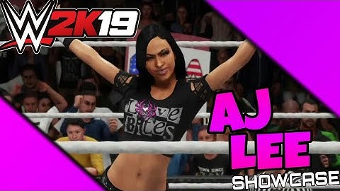 AJ LEE - COMMUNITY CREATIONS SHOWCASE - WWE2K19 COMMUNITY CREATIONS