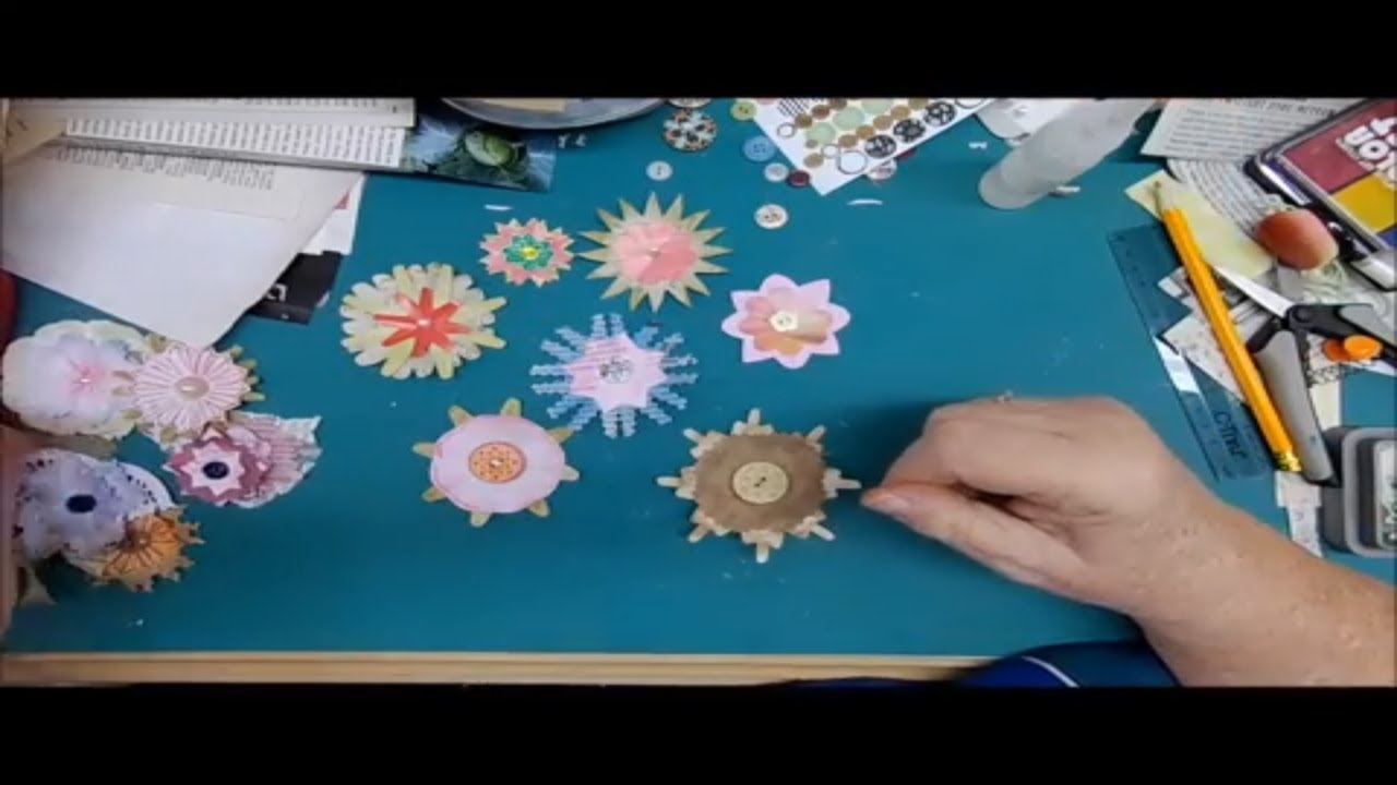 Craft Quick And Easy Paper Flower Clusters To Use In Your Junk Journals