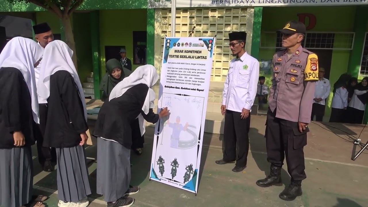 IKRAR KOMITEMEN TERTIB BERLALU LINTAS | GASKEUN MAN 5 GARUT