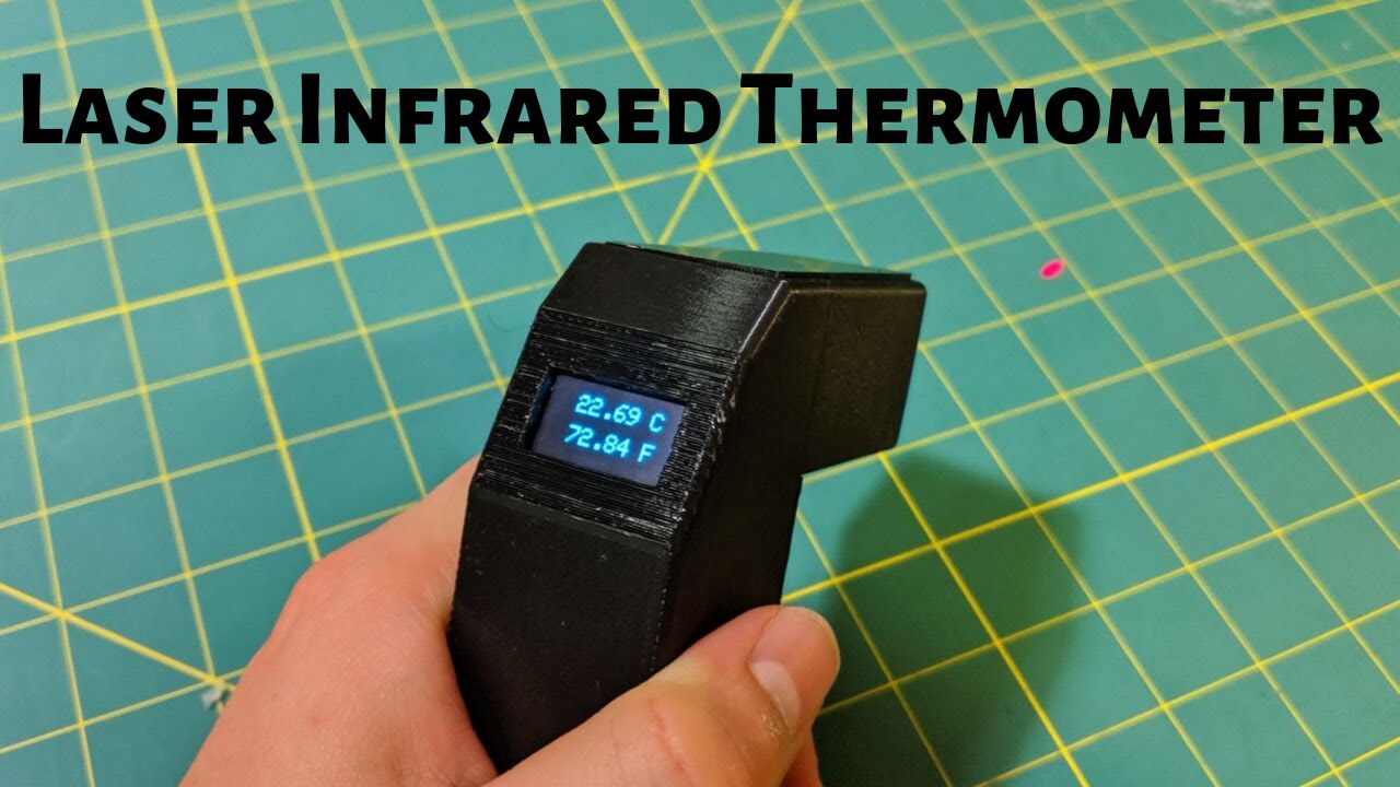 DIY Infrared Thermometer using Arduino and MLX90614 IR Temperature Sensor