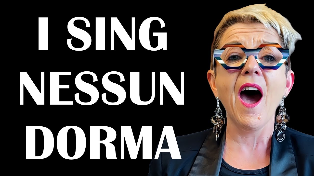 Soprano Vocal Coach Sings Nessun Dorma - YouTube
