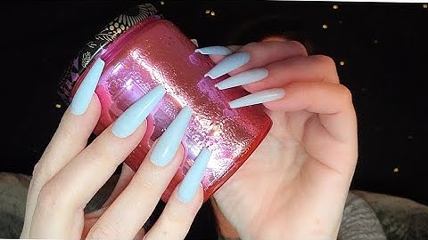 ASMR Aggressive Scratching On Textured Items | No Talking After Intro | Long Nails