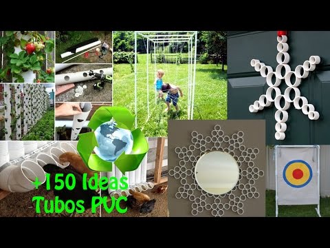 Reciclaje Tubos PVC IDEAS / Recycling PVC pipes IDEAS