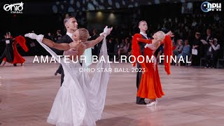 Amateur Ballroom Final | Ohio Star Ball 2023