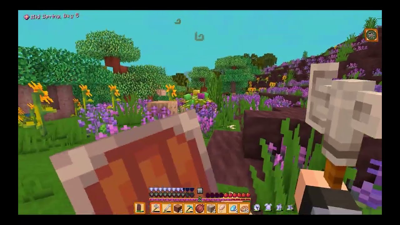 just a fantasy modpack gameplay in minecraft