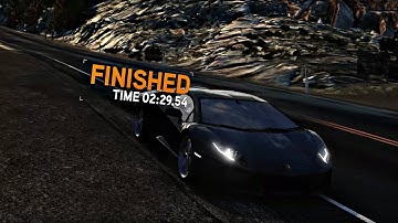 NFS The Run World Record - Supercar Descent 2:29.54