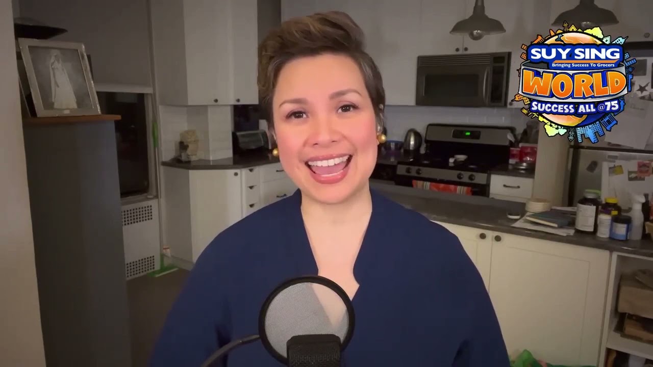 Lea Salonga sings in her kitchen  #SuySing#VirtualSukiday2021