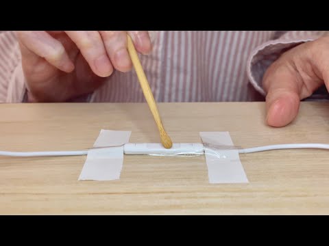 【ASMR】寝落ち間違いなし🥱 イヤホンマイク×セロハンテープの耳かき＆ぺたぺた音♪【音フェチ・無言】