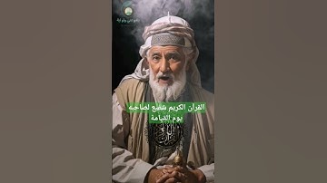 القرآن الكريم شفيع لصاحبه يوم القيامة