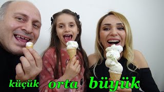 Büyük, Orta Veya Küçük Yemek Yarişmasi
